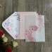 Romantic Invitation Card Pink Wedding Card Foiling Invitation Customized